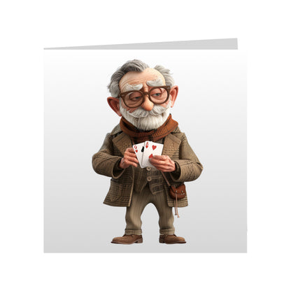 Square Greeting Cards - OAP - Hobbies