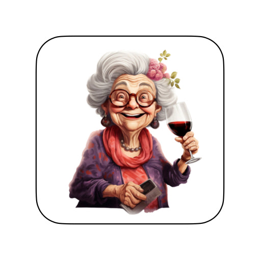 Coasters with OAP Women Food & Drink - Group B