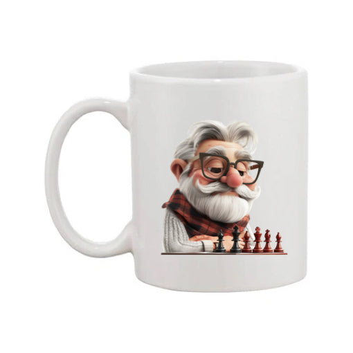 Mug - 11oz - OAP - Old Man Playing Chess 1