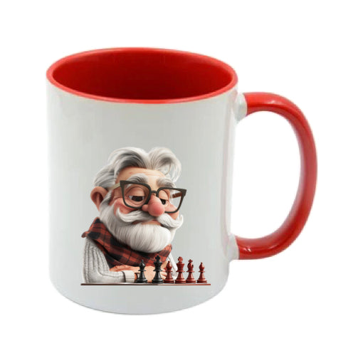 Mug - 11oz - OAP - Old Man Playing Chess 1