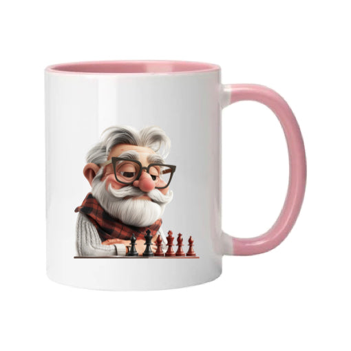 Mug - 11oz - OAP - Old Man Playing Chess 1