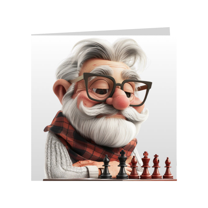 Square Greeting Cards - OAP - Hobbies