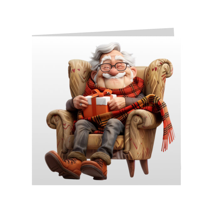 Square Greeting Cards - OAP Christmas