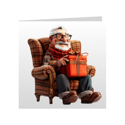 Square Greeting Cards - OAP Christmas