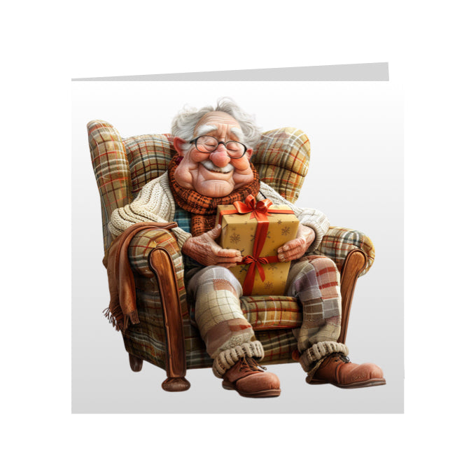 Square Greeting Cards - OAP Christmas