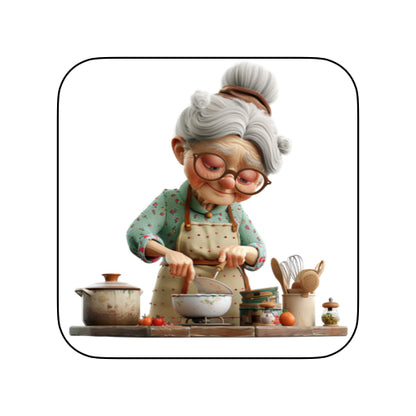 Coasters with OAP Women Food & Drink - Group B