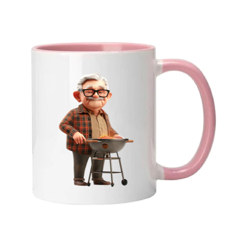 Mug - 11oz - OAP - Old Man Cooking on a BBQ