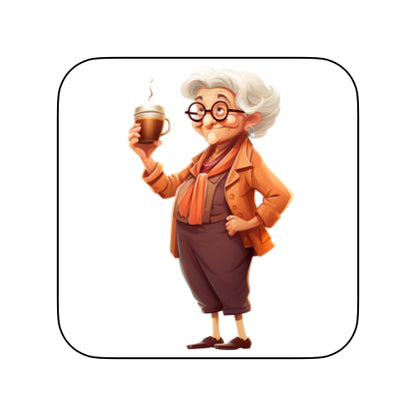 Coasters with OAP Women Food & Drink - Group B