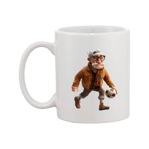 Mug - 11oz - OAP - Old Man Kicking a Ball Around