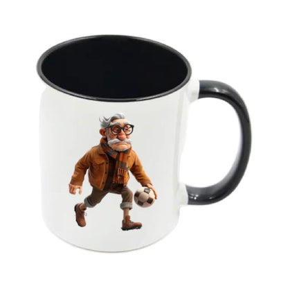 Mug - 11oz - OAP - Old Man Kicking a Ball Around