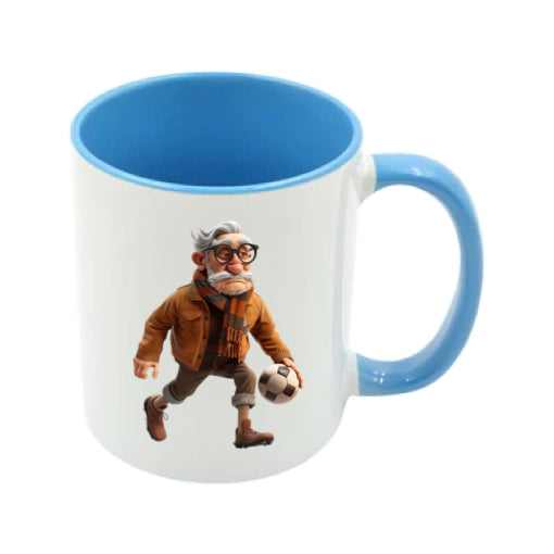 Mug - 11oz - OAP - Old Man Kicking a Ball Around