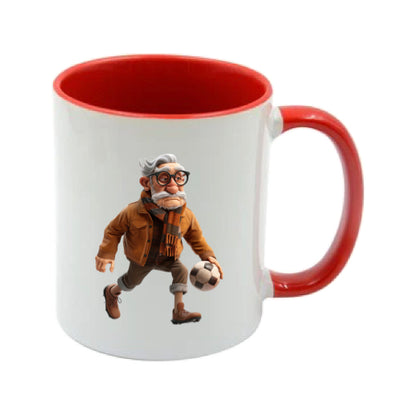 Mug - 11oz - OAP - Old Man Kicking a Ball Around