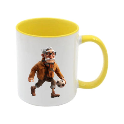 Mug - 11oz - OAP - Old Man Kicking a Ball Around