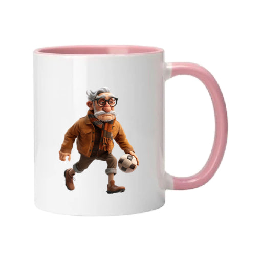 Mug - 11oz - OAP - Old Man Kicking a Ball Around