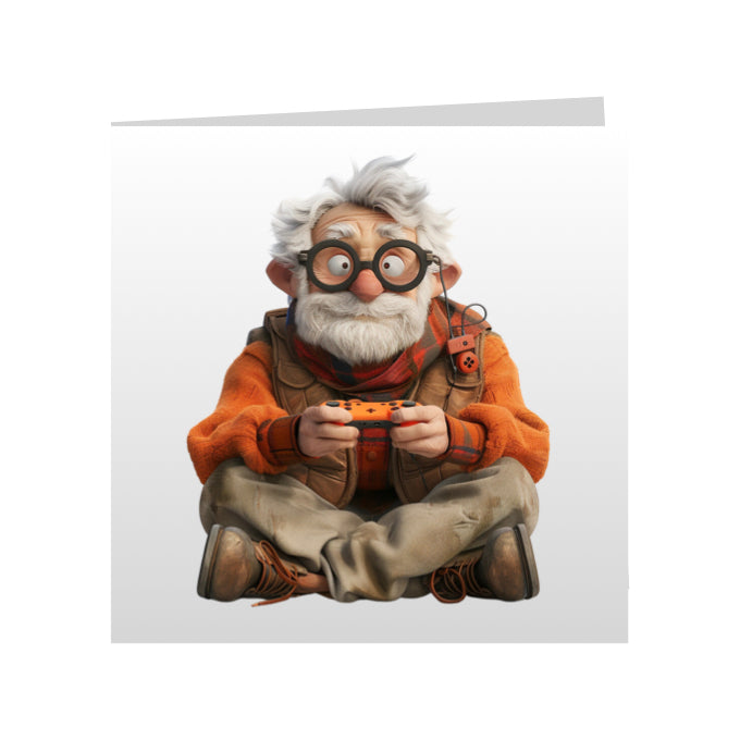 Square Greeting Cards - OAP - Hobbies