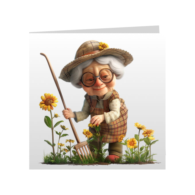 Square Greeting Cards - OAP - Hobbies