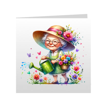 Square Greeting Cards - OAP - Hobbies