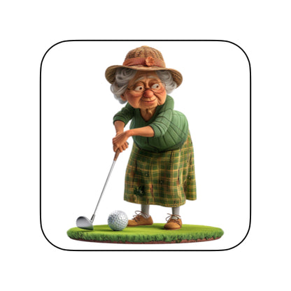 Coasters with OAP Women & Hobbies - Group C