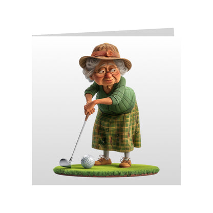 Square Greeting Cards - OAP - Hobbies