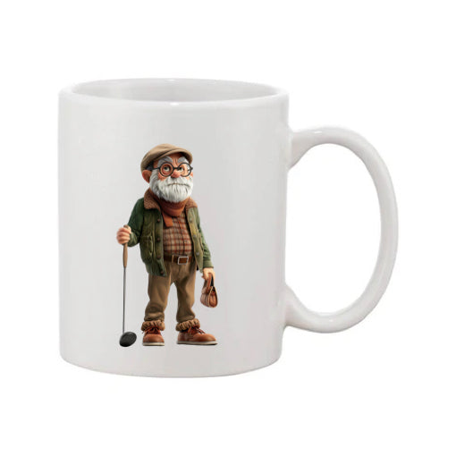 Mug - 11oz - OAP - Old Man Golfing 1