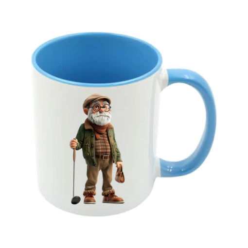 Mug - 11oz - OAP - Old Man Golfing 1