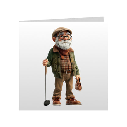 Square Greeting Cards - OAP - Hobbies