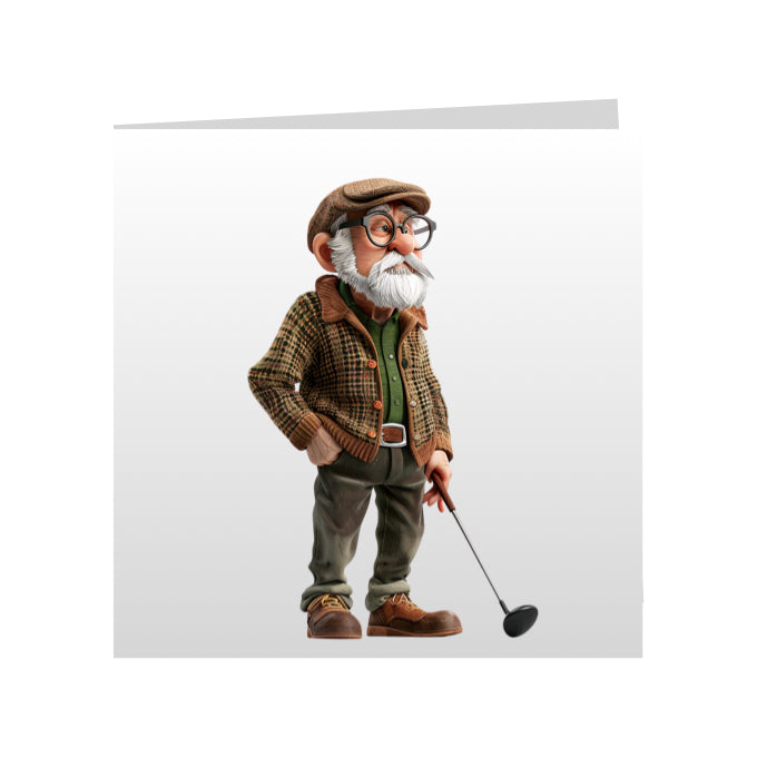 Square Greeting Cards - OAP - Hobbies