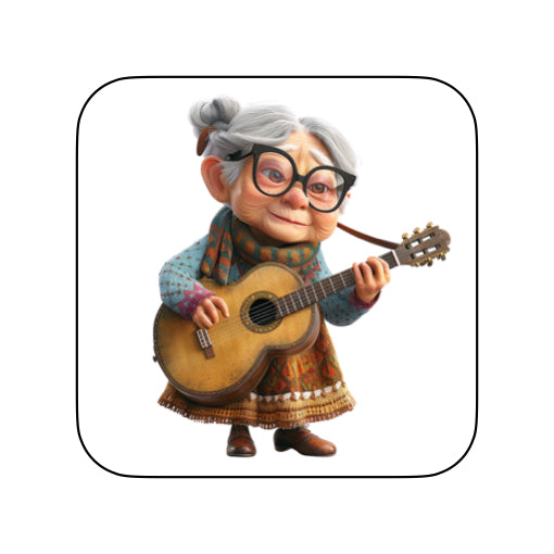 Coasters with OAP Women & Hobbies - Group C