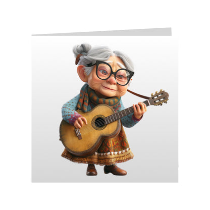 Square Greeting Cards - OAP - Hobbies