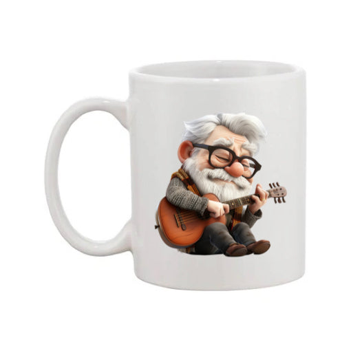 Mug - 11oz - OAP - Old Man Playing his Guitar