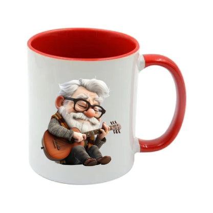 Mug - 11oz - OAP - Old Man Playing his Guitar