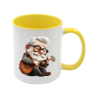 Mug - 11oz - OAP - Old Man Playing his Guitar