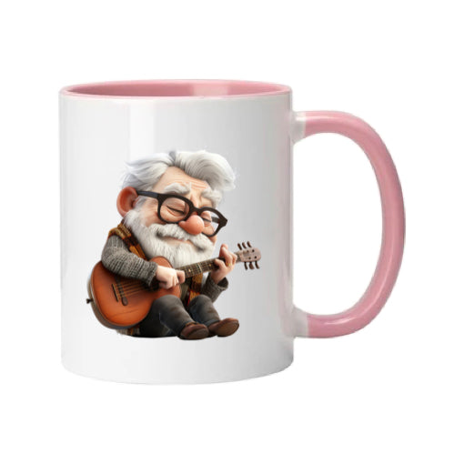 Mug - 11oz - OAP - Old Man Playing his Guitar