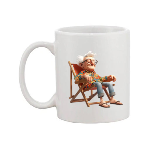 Mug - 11oz - OAP - Old Man on Holiday 1