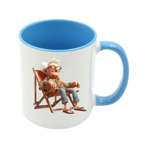 Mug - 11oz - OAP - Old Man on Holiday 1