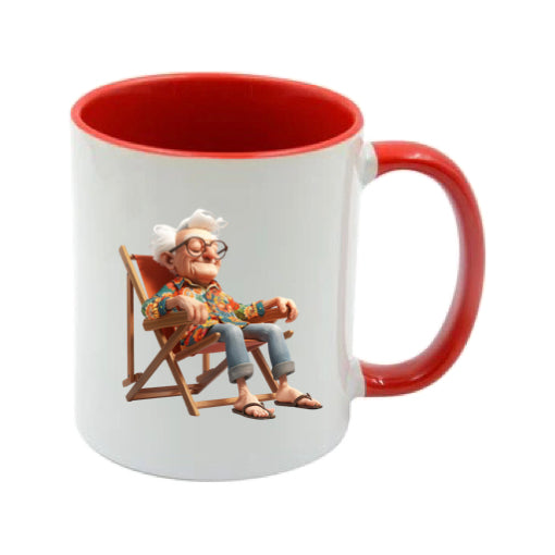 Mug - 11oz - OAP - Old Man on Holiday 1