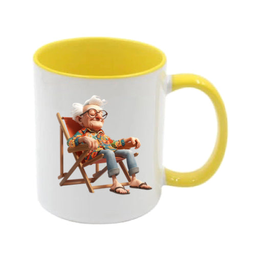 Mug - 11oz - OAP - Old Man on Holiday 1
