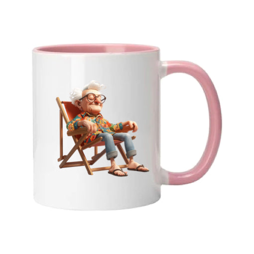 Mug - 11oz - OAP - Old Man on Holiday 1
