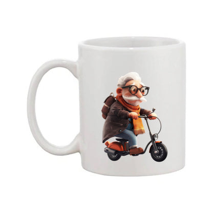 Mug - 11oz - OAP - Old Man on his Moped