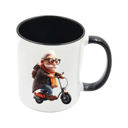 Mug - 11oz - OAP - Old Man on his Moped