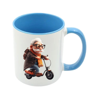 Mug - 11oz - OAP - Old Man on his Moped
