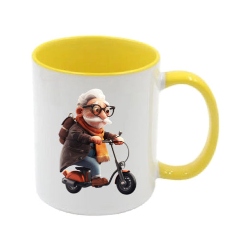 Mug - 11oz - OAP - Old Man on his Moped