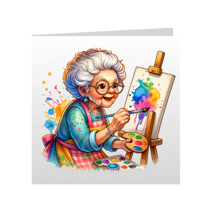 Square Greeting Cards - OAP - Hobbies