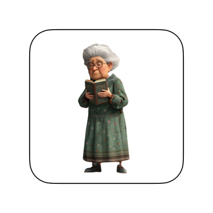 Coasters with OAP Women & Hobbies - Group C