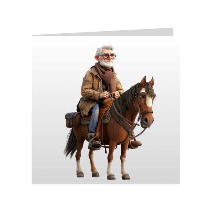 Square Greeting Cards - OAP - Hobbies