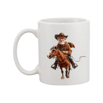 Mug - 11oz - OAP - Old Man Riding a Horse 2