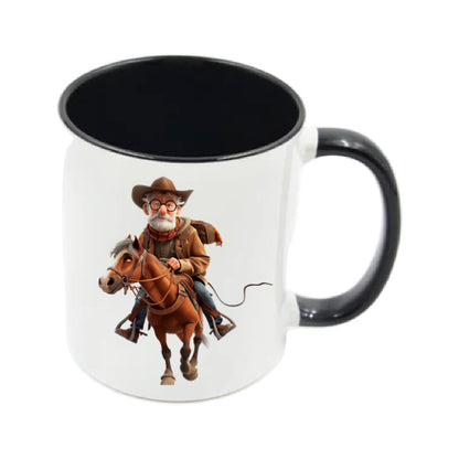 Mug - 11oz - OAP - Old Man Riding a Horse 2