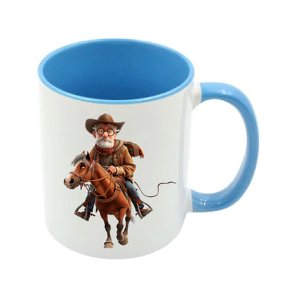 Mug - 11oz - OAP - Old Man Riding a Horse 2