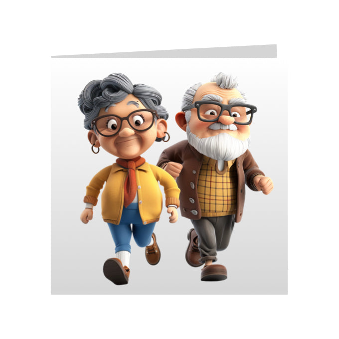 Square Greeting Cards - OAP - Hobbies