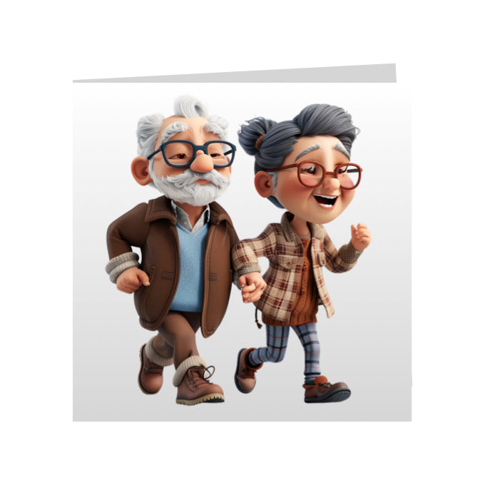 Square Greeting Cards - OAP - Hobbies